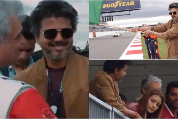 Tamil Nadu CM Vijay flags off Le Mans race at Silverstone; Trisha Krishnan spotted; Ajith Kumar's team finishes 38th - VIDEO |
