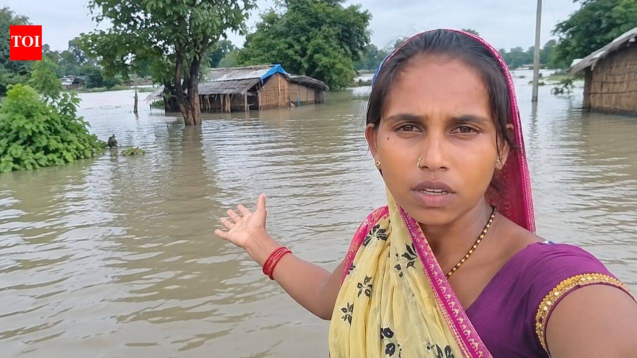 “Where were you for a month?”: Bihar flood-hit woman's blunt question to leaders goes viral