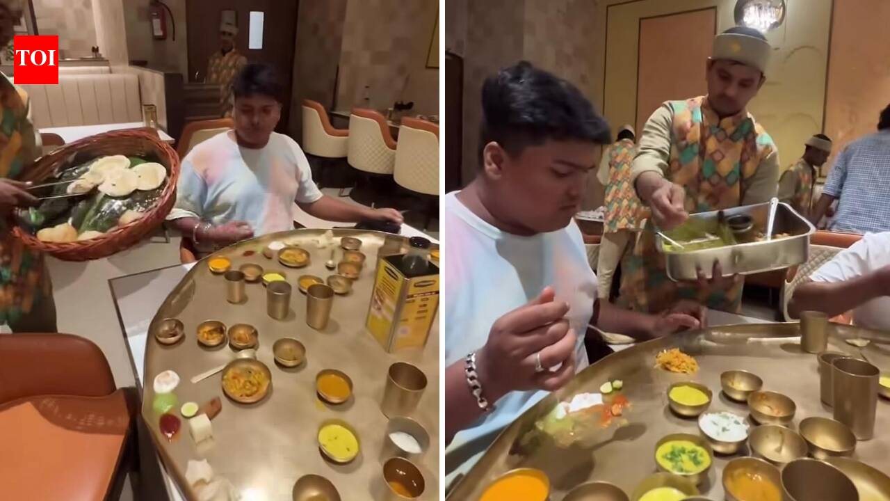 Video: What’s inside Mumbai’s Baahubali thali? Vlogger reveals a spread with unlimited aamras