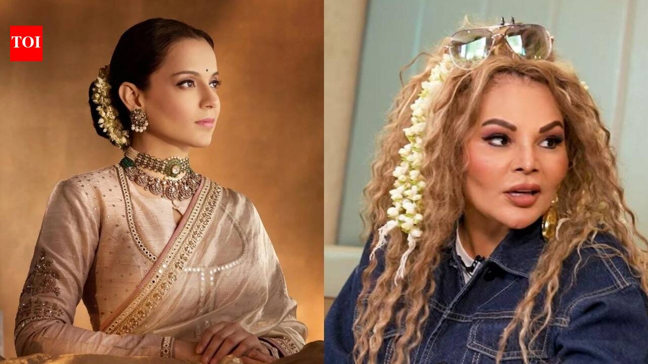 Kangana Ranaut hits back at Rakhi Sawant after her comments on her, Smriti Irani: 'All your favours combined never got you even a sweeper's job' | Hindi Movie News