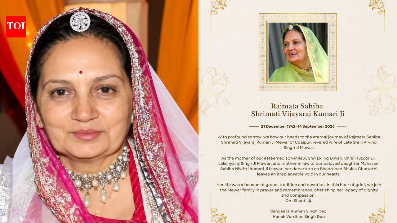 Who was Rajmata Vijayraj Kumari Mewar? Udaipur royal who made education and service part of her Mewar legacy passes away at 83 |