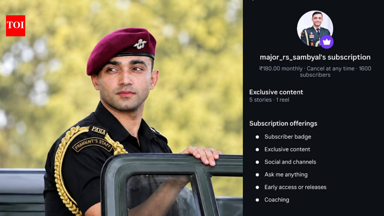 Explained: Why is retired Army Major Rishabh Singh Sambyal’s Instagram subscription dividing opinions?