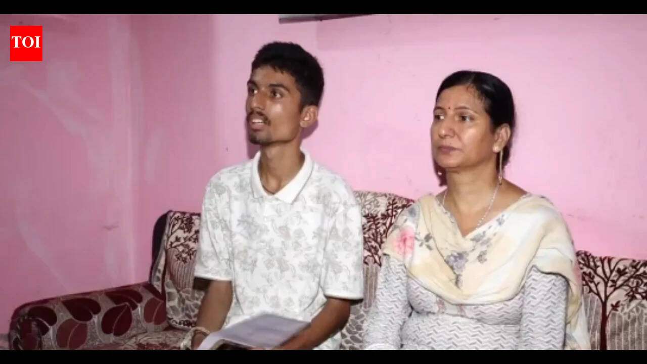 Renu Hans Class 10 Exam: Meet Renu Hans: The differently-abled Kashmiri Pandit woman who cleared the Class 10 exam 22 years later with 82%, with her son's guidance