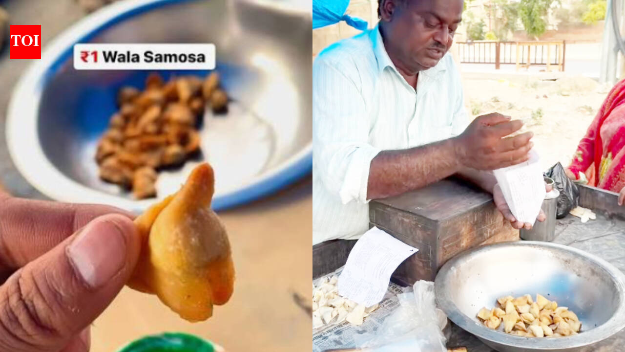 ₹1 samosa is going viral: Here’s where you can eat Prayagraj’s tiny, crispy snack |