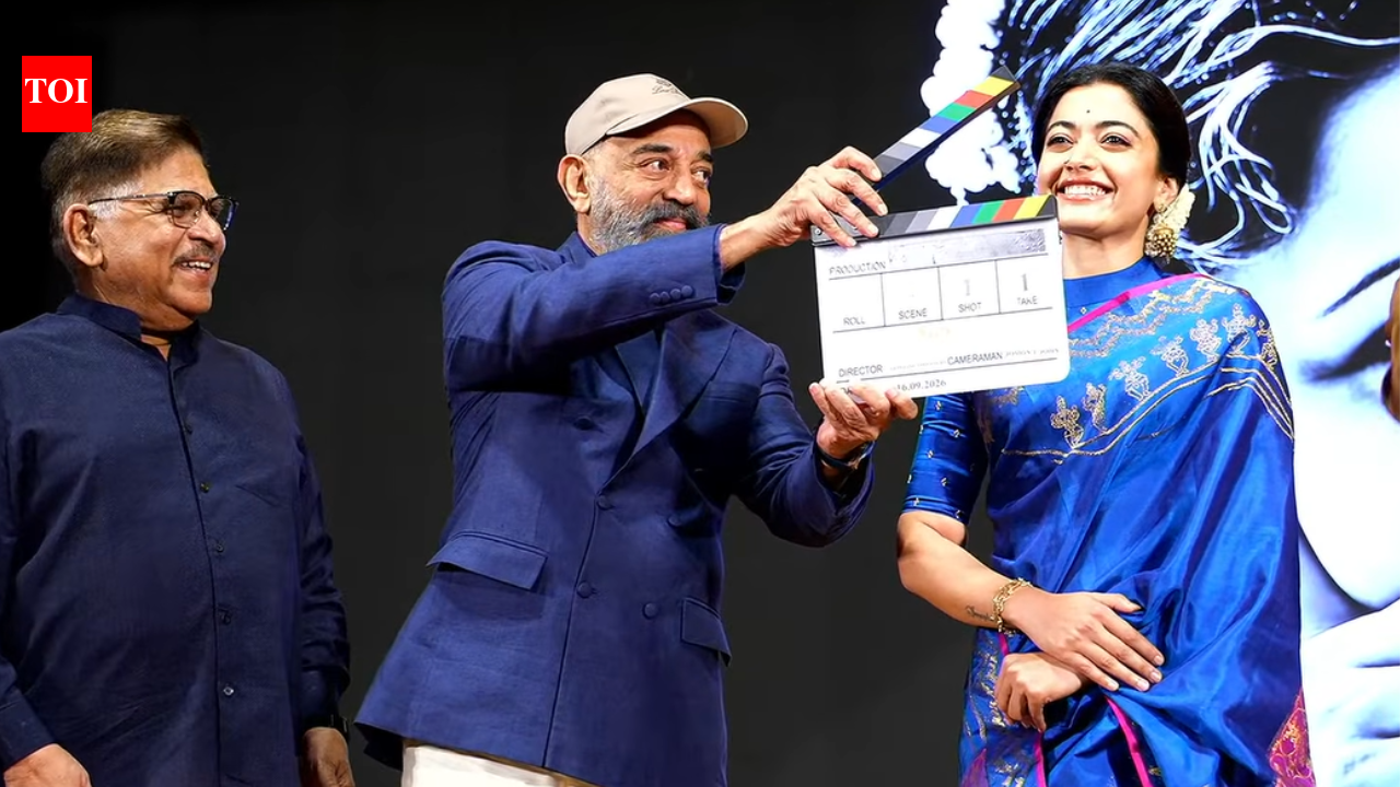 Rashmika Mandanna's MS Subbulakshmi biopic titled ‘M.S - A Legacy On Screen’; Kamal Haasan gives first clap |