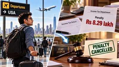 He moved to the US for a job and forgot to file his India ITR; taxman imposed Rs 8.29 lakh penalty, but ITAT Jaipur cancelled it for this reason