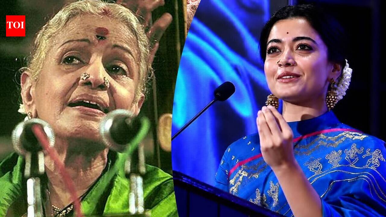 Rashmika Mandanna gets emotional while speaking about playing MS Subbulakshmi: ‘Amma, you chose me to be a part of your life’ |
