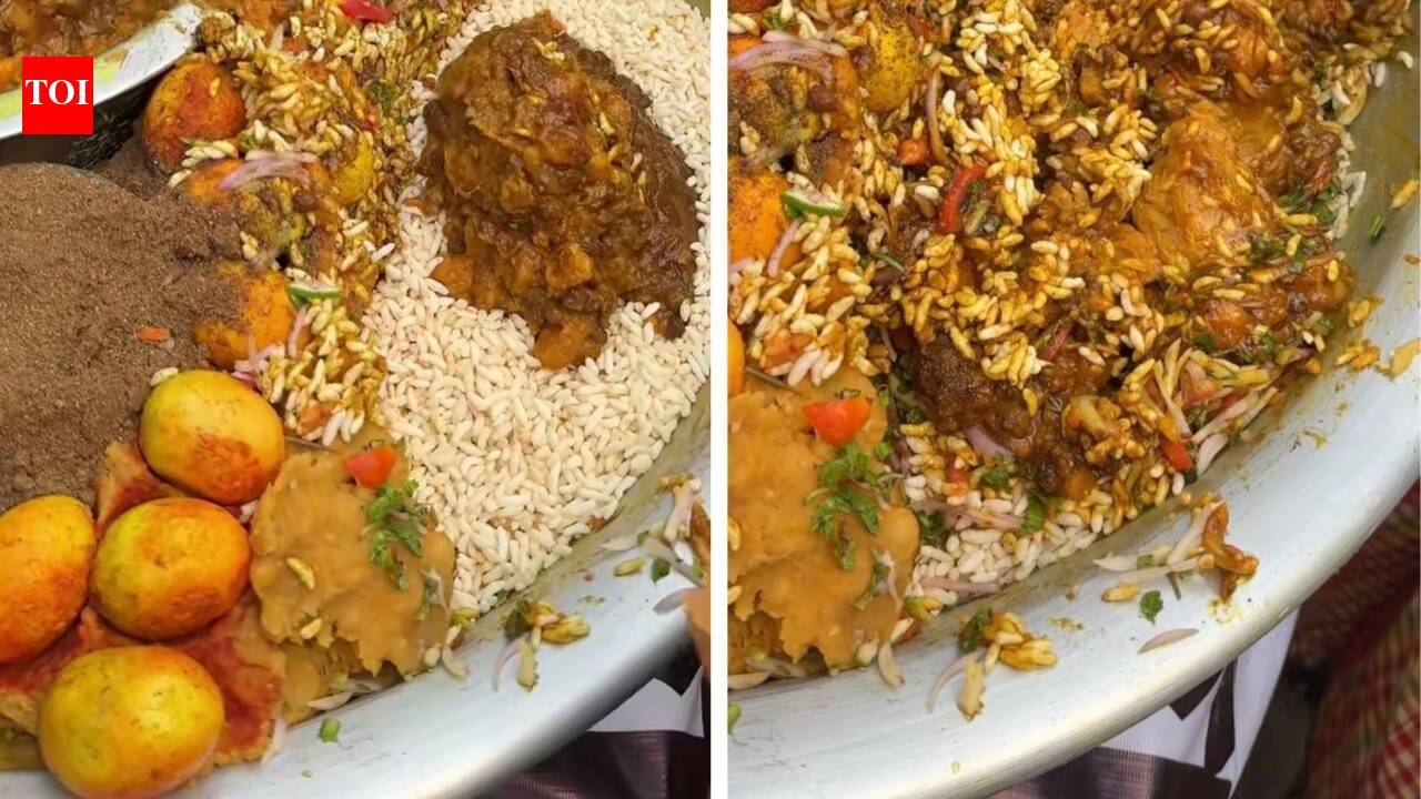 Chicken leg piece in jhalmuri? Viral Bangladesh street food video sparks reactions