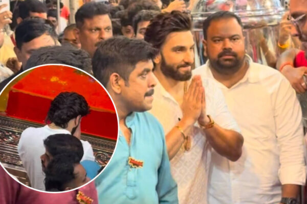 Ranveer Singh seeks Lord Ganesha's blessings at Lalbaugcha Raja as he gears up to become a father again - watch videos |