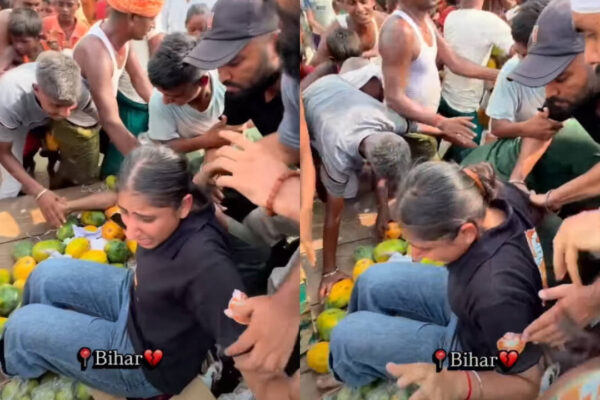 Bihar flood relief turns chaotic as crowd swarms volunteers, woman seen struggling; ‘Bihar ka kuch nahi ho sakta hai,’ say netizens