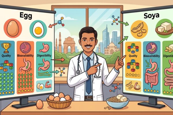 Egg or soya? Delhi NCR Doctor explains the protein debate, comparing quality, bioavailability and digestibility |
