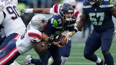 Why is Sam Darnold not playing tonight vs Patriots? Did he get hurt? Seahawks QB return status