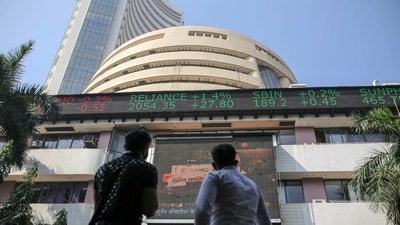Sensex up by 400 points, Nifty above 23,500 as stock markets open in green