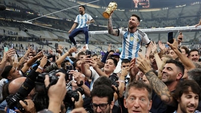 Lionel Messi’s number 10 gets nationwide farewell as Argentina football stops in tribute