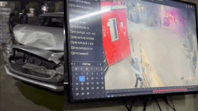 Watch: Thar goes on rampage in Bhopal colony, smashes cars, breaks gate as women, kids flee | Bhopal News