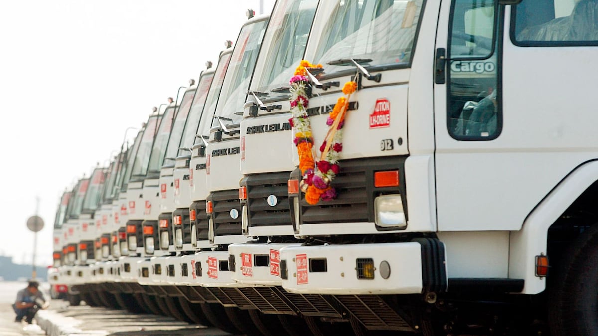 Ashok Leyland August sales jump 38% ahead of estimates; stock falls 4%
