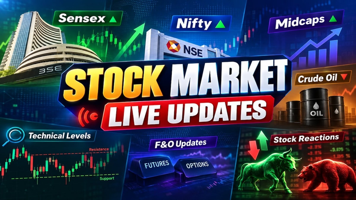 Sensex Today | Stock Market Live Updates: GIFT Nifty trims some losses to 60 points; Adani Enterprises In Focus