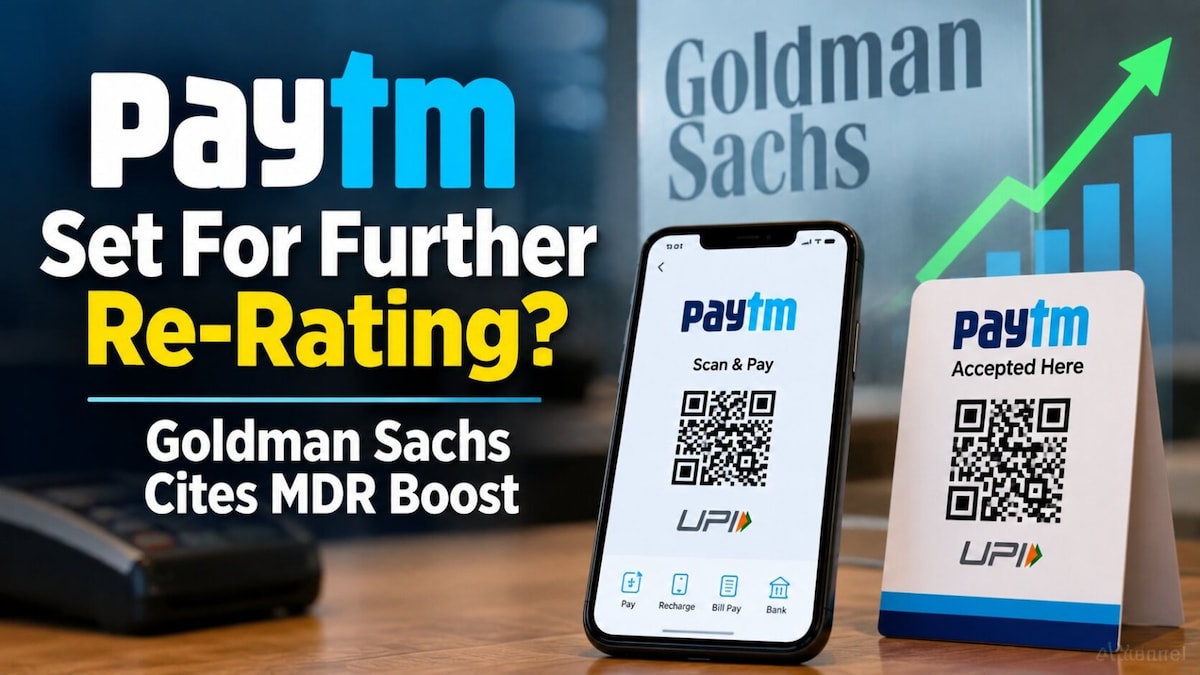 Paytm shares primed for 'material earnings upgrade', Goldman Sachs says on MDR implementation