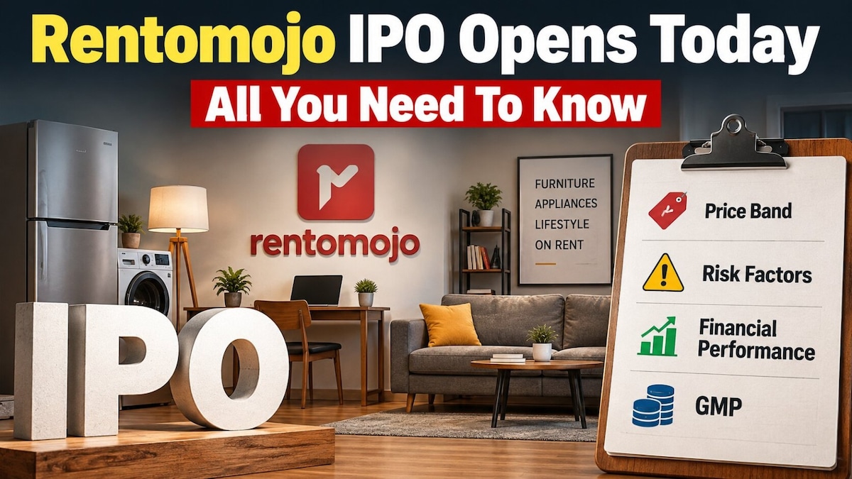 Rentomojo IPO: Know price band, lot size, investments, GMP and risk factors here
