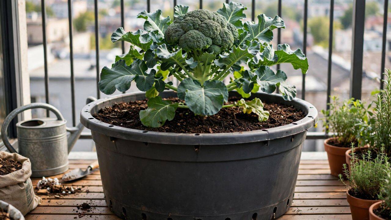 How to grow broccoli in a pot at home with simple steps and healthy plant care tips |
