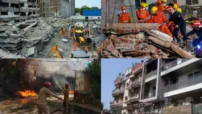 Building collapses to fires, 33k died in 5 years from 2020 | India News