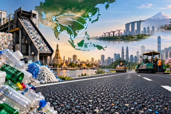In 2021, China built its first plastic road using 6,000 milk bottles; the result turned hard-to-recycle plastic waste into useful paving material | World News