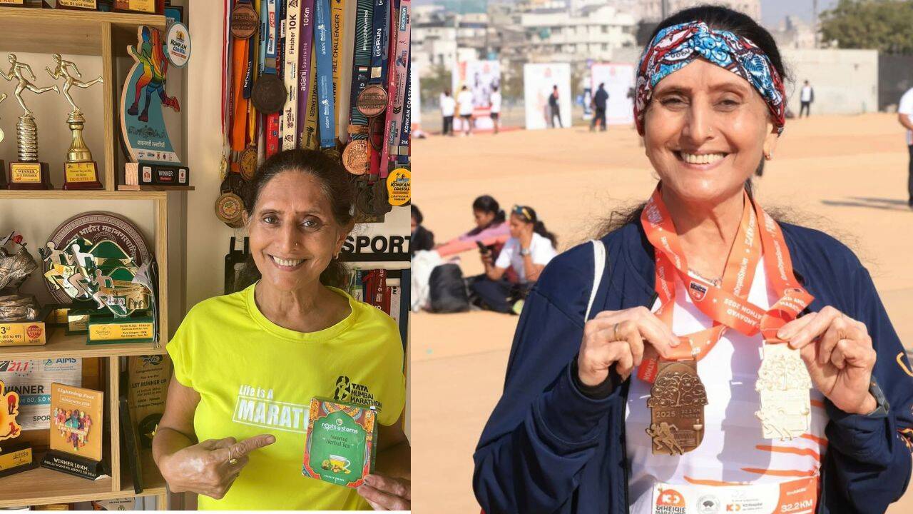 Kishori Kudecha: Meet 69-year-old Kishori Kudecha, who started running at 60 and now has 45+ podium finishes, completed a 42 km marathon and a 50 km ultramarathon, proving age is no barrier