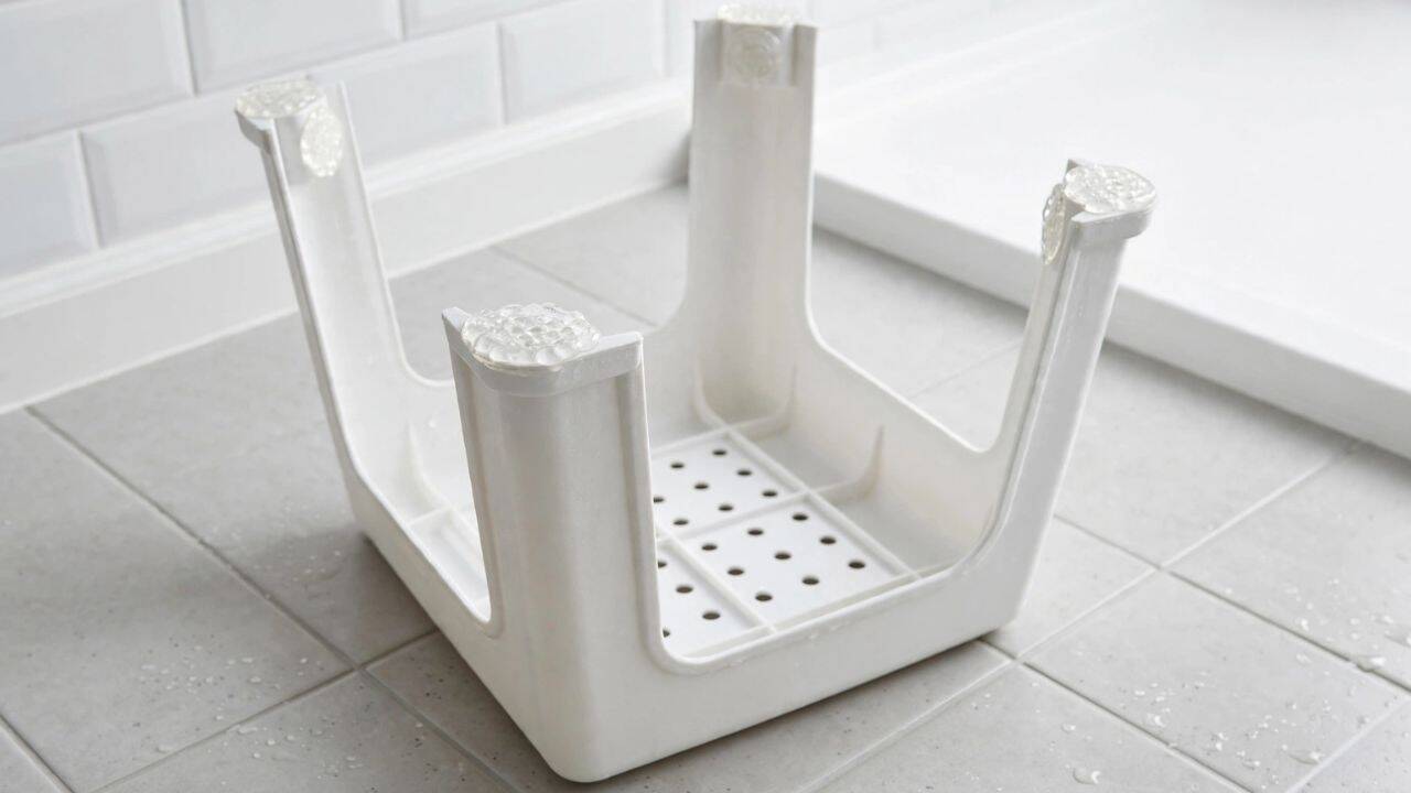 This DIY hot-glue trick could make a slippery bathroom stool grip better; but there’s a catch |