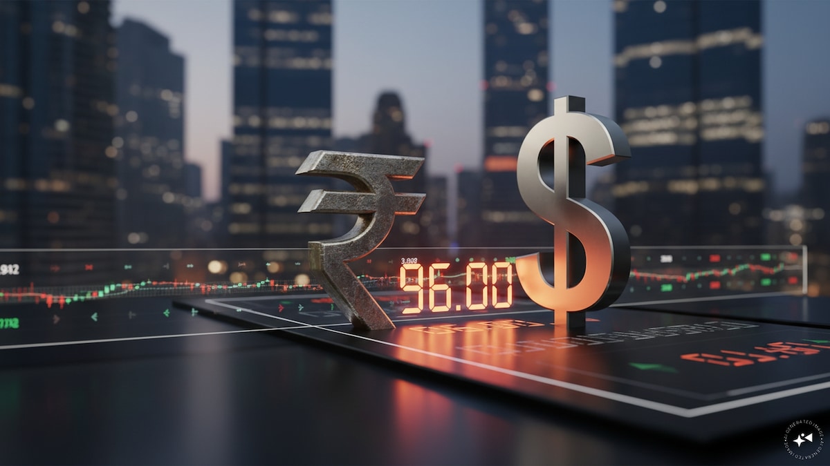 Rupee crosses 96 against dollar for first time since July 27