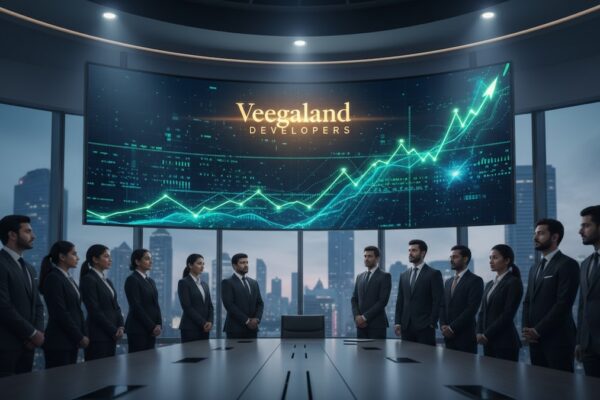 Veegaland Developers IPO listing: Shares debut at 10% premium on NSE
