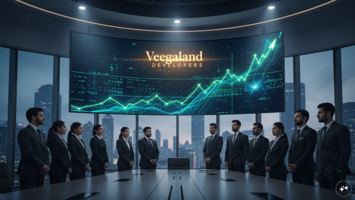 Veegaland Developers IPO listing: Shares debut at 10% premium on NSE