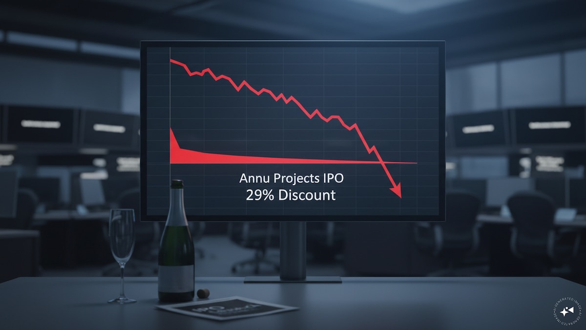 Annu Projects shares list at a 29% discount to their issue price on the bourses