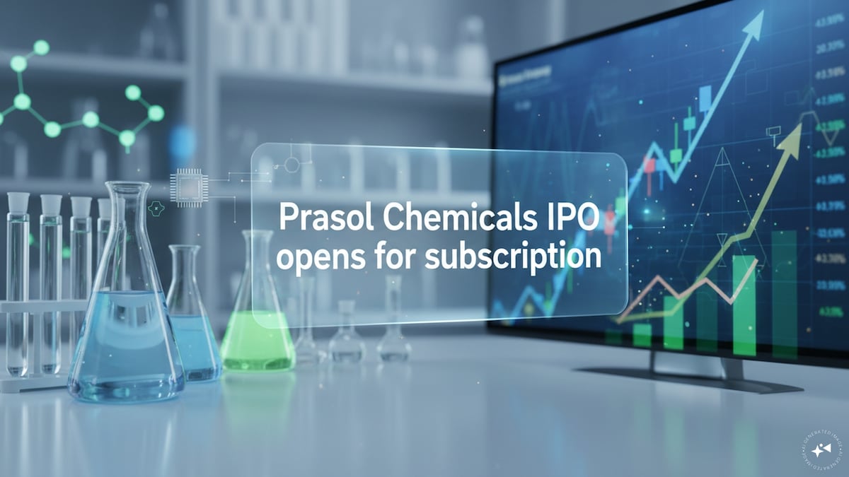 Prasol Chemicals ₹500-crore IPO opens today: GMP signals 8% listing gain; should you subscribe?