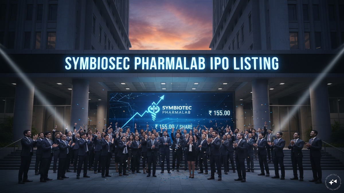 Symbiotec Pharmalab makes muted debut despite 19% GMP premium expectations