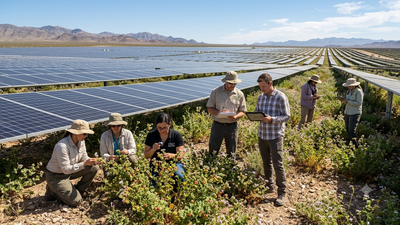 In 2024, Nevada built a 1.8-million-panel solar farm in the Mojave; its panels helped a rare plant hold water longer and produce 10 times more fruit |