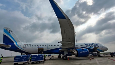 IndiGo flight from Navi Mumbai hits pole at Srinagar airport during landing | India News