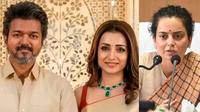 Kangana Ranaut supports Trisha Krishnan amid character assassination over link-up rumours with CM Vijay: 'It's always the woman who is targeted' |