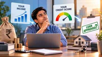 How your income and credit score shape your loan approval chances