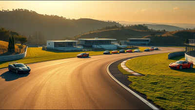 Race, park your supercar, then live beside track: Inside California's planned luxury garage villas