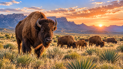 Mexico brought bison back to the Chihuahuan Desert after they were hunted to extinction 160 years ago; within months, they began restoring soil and the ecosystem |