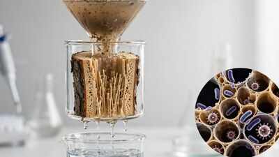 MIT scientists turned tree branches into water filters that remove more than 99% of bacteria and viruses |
