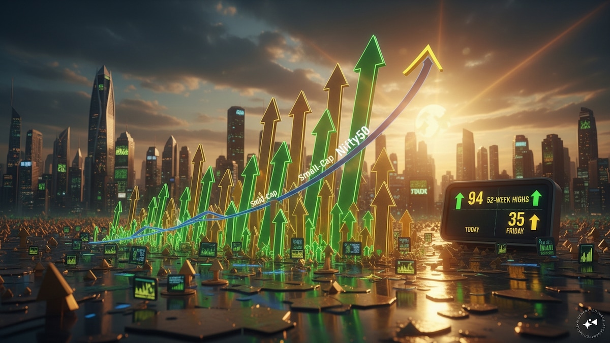 Nearly 100 stocks hit 52-week highs even as Nifty remains well below its peak
