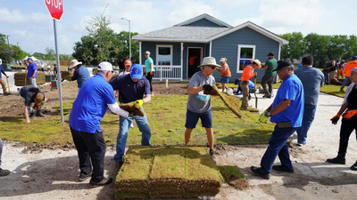 More than 1,000 volunteers built a four-bedroom house in just 50 hours; the unusual effort launched a 35-home community in San Antonio | World News
