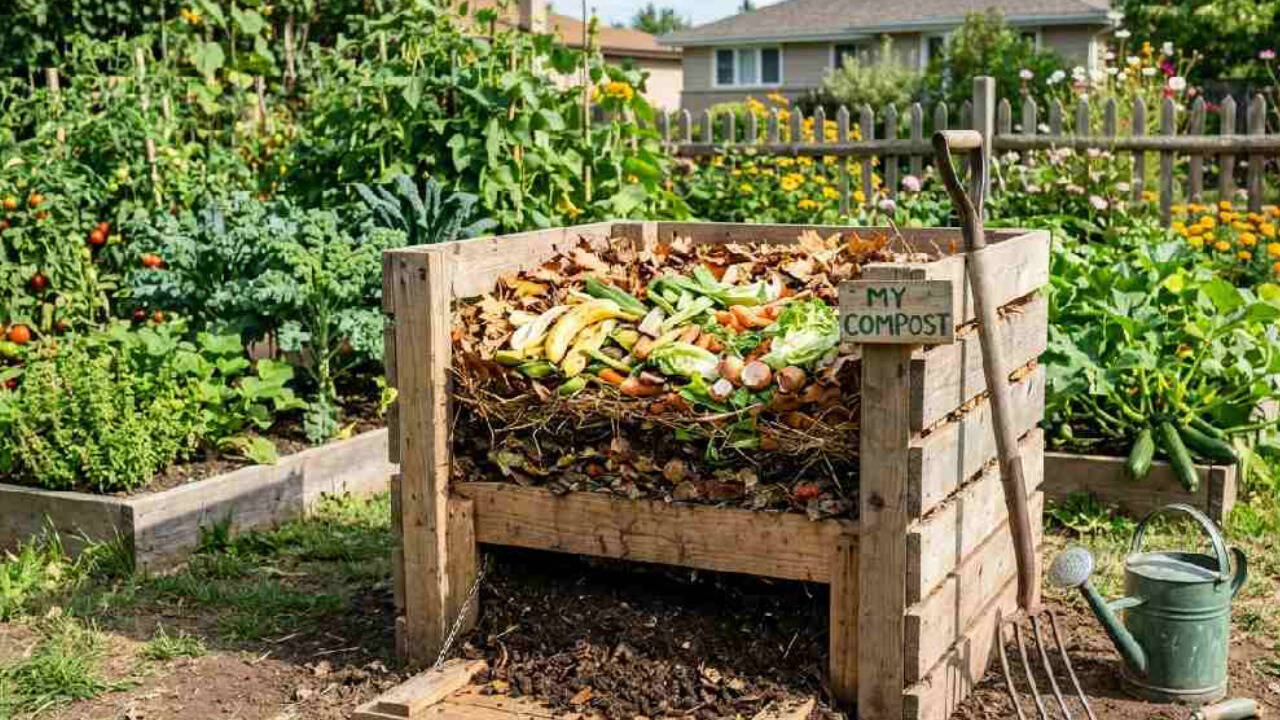 How to turn kitchen and garden waste into rich, natural compost at home without attracting flies or creating a foul smell