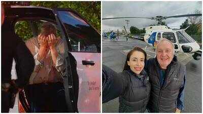 Veteran NBC anchor Robert Kovacik breaks down after learning colleagues Eliana Moreno and George Marciniw died in Chatsworth helicopter crash while he was at scene covering bus collision