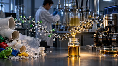 Scientists turn one of the world's hardest-to-recycle plastics into high-performance engine lubricant, giving stubborn PVC waste a valuable second life |