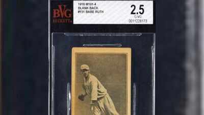 In 1992, a Maryland woman bought her aunt's old piano for $25; a stuck pedal revealed more than 100 baseball cards, and 27 years later a 1916 Babe Ruth rookie sold for $130,054