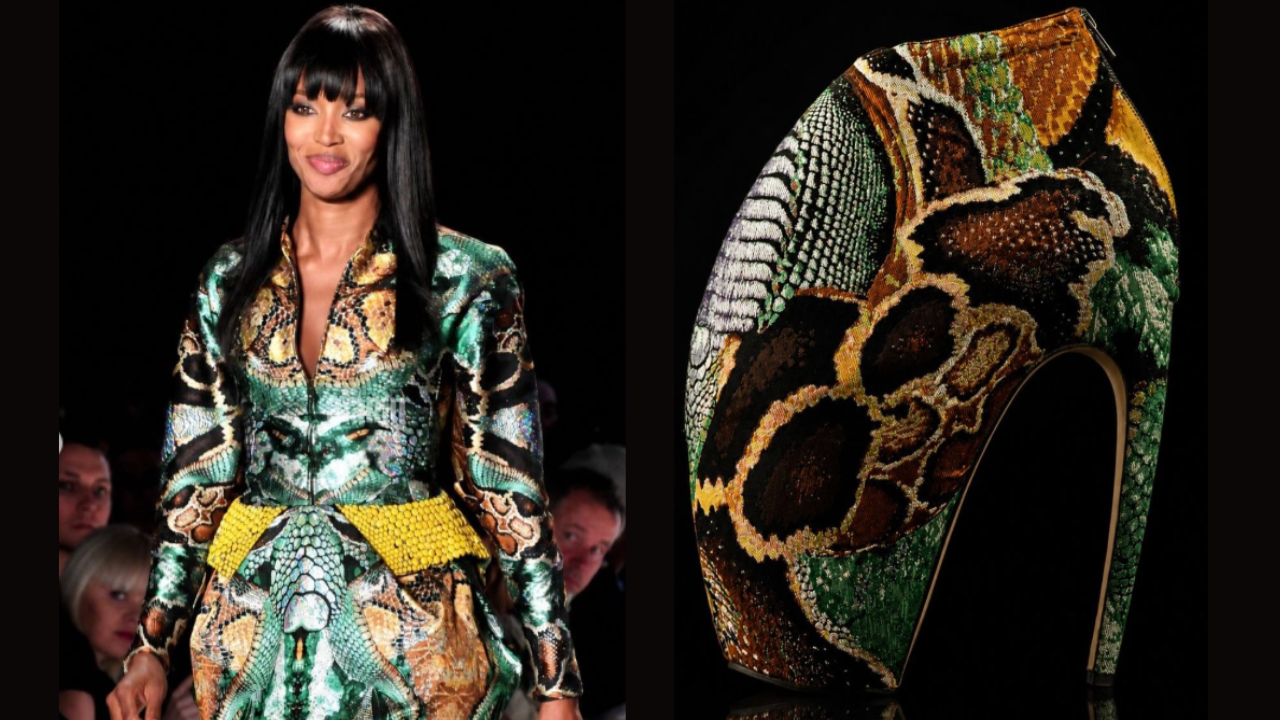Naomi Campbell wore this Alexander McQueen look in 2009; now the complete outfit could sell for $1 million﻿ |