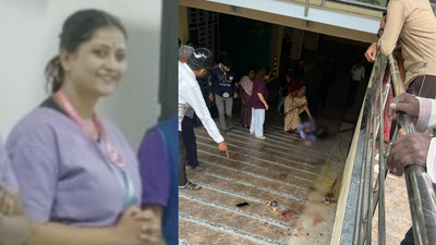 Bengaluru horror: Nurse chased, attacked with machete by husband; acid thrown | Bengaluru News