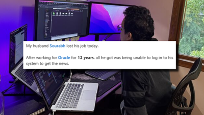 ‘My husband lost his job today’: Oracle employee laid off after 12 years; wife says he worked through Holi, Diwali